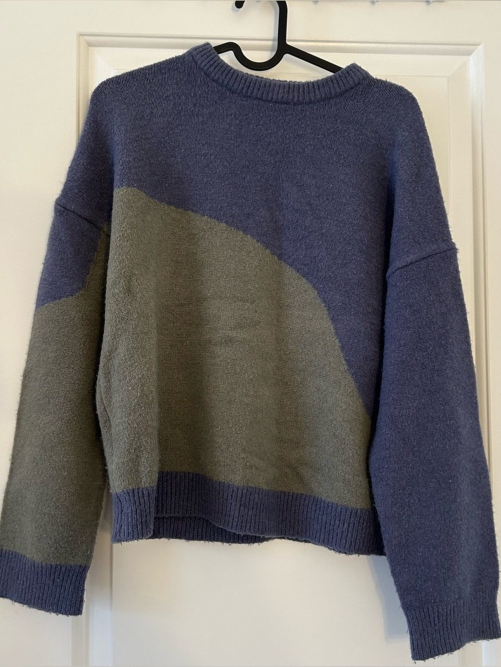 Oak + Fort colorblock sweater XS